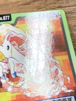 Pokemon Carddass Card Ponyta Rapidash Set Bandai Pocket Monsters 1997 - Image 4