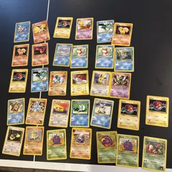 Pokemon Lot Of Old Cards. Total Is 212 Cars With Japanese Cards Mostly English. - Image 1