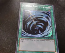 Mystical Space Typhoon LCYW-EN062 Secret Rare Unlimited Yugioh Card LP - Image 2