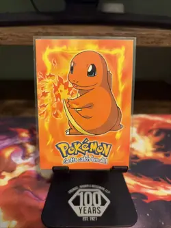 Charmander #04 Topps Pokemon Card #E4 of 12 LP+ - Image 1