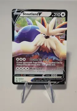 Stoutland V - 116/159 Crown Zenith Set *NM-MINT* Holo Pokemon Card - Image 1