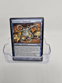 Wizards Quicksilver Elemental Mirrodin Creature Blue Rare Regular Elemental 3/4… - Image 1