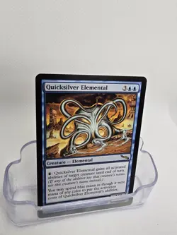 Wizards Quicksilver Elemental Mirrodin Creature Blue Rare Regular Elemental 3/4… - Image 2