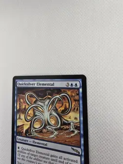 Wizards Quicksilver Elemental Mirrodin Creature Blue Rare Regular Elemental 3/4… - Image 5