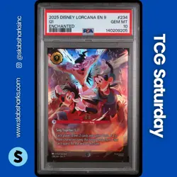 2025 DISNEY LORCANA FABLED #234/204 I2I ENCHANTED PSA 10 - Image 1