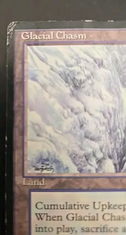 Glacial Chasm Ice Age MTG Regular Heavily Played - Image 2