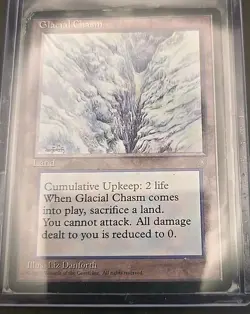 Glacial Chasm Ice Age MTG Regular Heavily Played - Image 5
