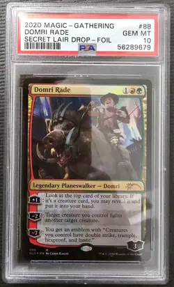 2020 Magic The Gathering DOMRI RIDE SECRET LAIR DROP FOIL Gem Mint PSA 10 - Image 1
