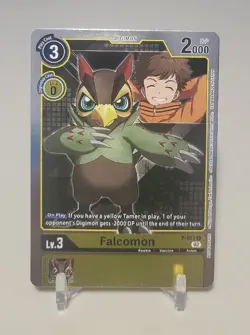 Falcomon P-081 - Digimon Survive *NM* Promo Digimon card - Image 1