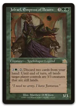 Jolrael, Empress of Beasts #115 (NM) Prophecy PCY Magic MTG - Image 1
