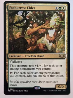 MTG Faeburrow Elder Tarkir: Dragonstorm Commander 0289 Regular Rare - Image 2