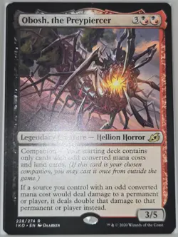 MTG Obosh, the Preypiercer Ikoria: Lair of Behemoths 228/274 Regular Rare - Image 2