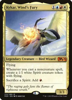MTG Kykar, Wind's Fury Core Set 2020 212/280 Regular Mythic - Image 1