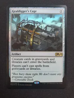 Grafdigger's Cage - Foil - Core Set: 2020 *NM* Near MINT MTG - Image 1