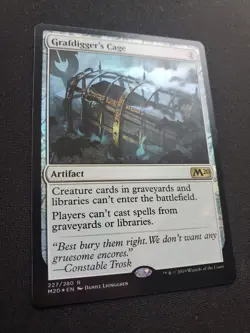 Grafdigger's Cage - Foil - Core Set: 2020 *NM* Near MINT MTG - Image 3