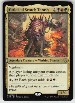 Yurlok of Scorch Thrash 293 Rare Commander Legends Magic: The Gathering NM - Image 1