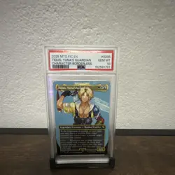 Final Fantasy MTG Tidus, Yuna's Guardian Commander Borderless Mythic PSA 10 #205 - Image 1