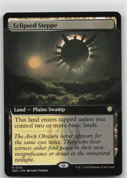 Eclipsed Steppe (Extended Art) 101 Commander: Secrets of Strixhaven - Image 1