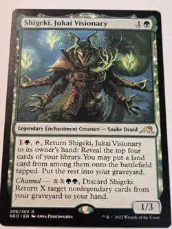 MTG Shigeki, Jukai Visionary Kamigawa: Neon Dynasty 206/302 Regular Rare - Image 2