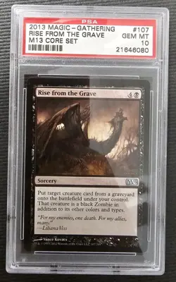 2013 Magic The Gathering RISE FROM THE GRAVE M13 CORE SET Gem Mint PSA 10 - Image 1