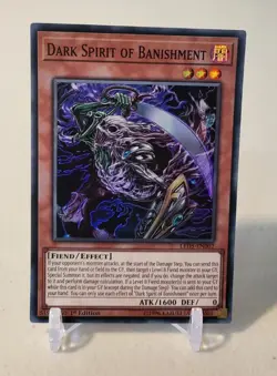 Dark Spirit Of Banishment - LED5-EN002 *NM* 1st Edition Super Rare Yugioh Card - Image 1