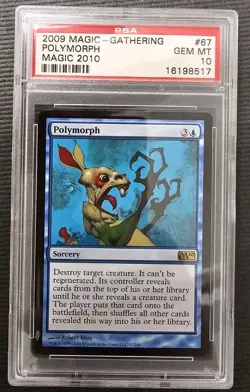2009 Magic The Gathering POLYMORPH MAGIC 2010 Gem Mint PSA 10 - Image 1