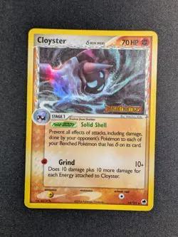 [MP] Cloyster Delta Species 14/101 STAMPED Holo Pokemon EX Dragon Frontiers - Image 1
