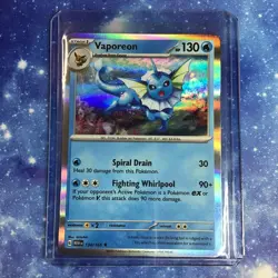 Vaporeon - 134/165 - Holo Rare (Scarlet & Violet 151) Pokemon TCG - Image 1