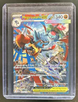 2025 Pokemon Mega Evolution Lucario ex Special Illustration Rare #179/132 - Image 1