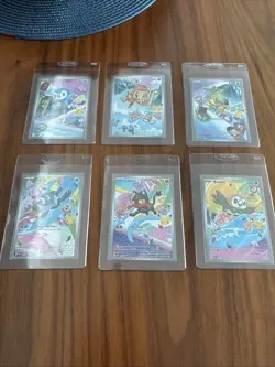 First Partner Pokemon Generation 4 and 7 Promos (ALL NM) - Image 1