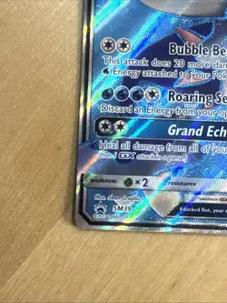 2017 Pokemon Primarina GX SM39 Black Star Promo Sun & Moon Full Art - Image 5