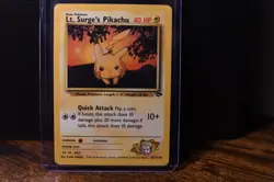 1 Lp Pokemon TCG Lt. Surge's Pikachu Gym Challenge 84 Regular Unlimited Common - Image 1