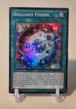 Brilliant Fusion MP16-EN082 *NM* Super Rare 1st Edition Yugioh Card - Image 1