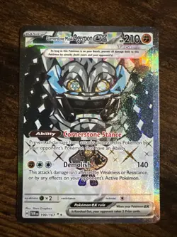 Pokemon TCG Twilight Masquerade Cornerstone Mask Ogerpon EX 199/167 Full Art - Image 1
