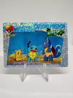 Pokemon Vintage Pocket Monsters Vending HOLO Prism Sticker 1999 Nintendo Japan - Image 1
