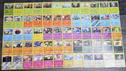 Pokemon 79x Sun & Moon Base Bundle - Rare, Reverse Holo, Common, Uncommon MP - Image 1