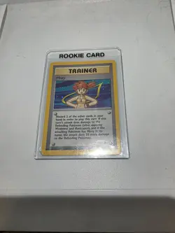 Pokemon TCG Misty 18/132 Gym Heroes Trainer 2000 Holo Rare with Holo Bleed-Mint - Image 1