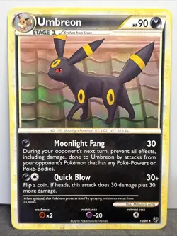 Heavy Play x 1 Umbreon - 10/90 - Non Holo Nightfall Undaunt Pokemon TCG - Image 1
