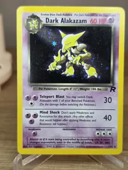 Dark Alakazam #1 Holo Rare Pokemon TCG 2000 Team Rocket - Image 5