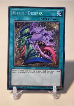 Pot of Desires - TDIL-EN066 1st Edition *VLP* Secret Rare Yugioh Card - Image 1