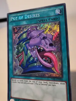 Pot of Desires - TDIL-EN066 1st Edition *VLP* Secret Rare Yugioh Card - Image 2