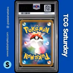 2019 POKEMON SM DOUBLE BLAZE JP #076/095 SNORLAX HOLO RARE PSA 10 - Image 2