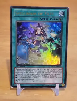 Spellbook of Fate - ABYR-EN059 *Played* Ultra Rare 1st Edition Yugioh Card - Image 1