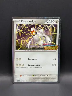 Duraludon 129/191 SURGING SPARKS STAMPED COSMOS HOLO PROMO Pokemon English Stamp - Image 2