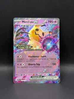 Mimikyu ex 069/159 STAMPED JOURNEY TOGETHER STAMP PROMO HOLO Pokemon TCG English - Image 1