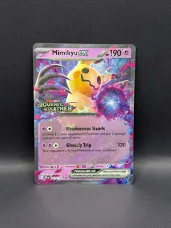 Mimikyu ex 069/159 STAMPED JOURNEY TOGETHER STAMP PROMO HOLO Pokemon TCG English - Image 2