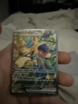 Hop's Zacian ex - 186/159 - Special Illustration Rare NM Pokemon SV09 - Image 1