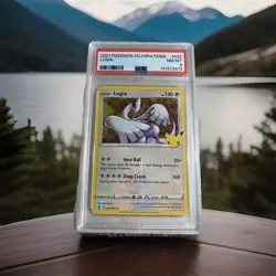 2021 Pokemon Celebrations Lugia Holo Rare 022/025 Graded PSA 8 NM Fresh Slab - Image 1
