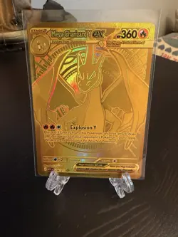 Mega Charizard Y EX 294/217 Gold Hyper Rare, Ascended Heroes, Pokemon TCG (NM) - Image 1