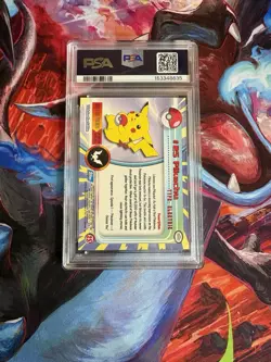 PSA 8 1999 TOPPS POKEMON TV #25 PIKACHU - Image 3
